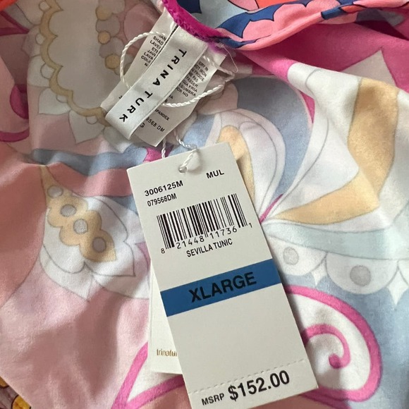 NWT Trina Turk Sevillaa Tunic XL - Picture 5 of 6